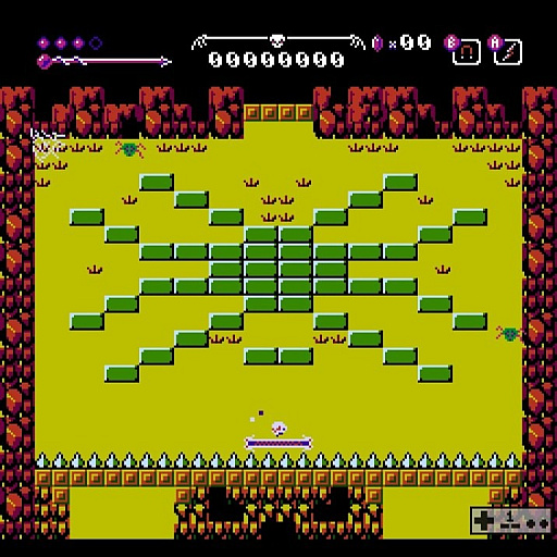 画像ギャラリー No.002のサムネイル画像 / ブロック崩し×メトロイドヴァニアの新作ファミコンゲーム発売。頭蓋骨をボール代わりに,探索やボス戦を繰り広げる