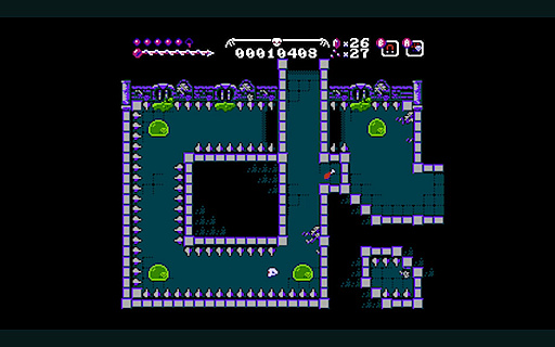 画像ギャラリー No.006のサムネイル画像 / ブロック崩し×メトロイドヴァニアの新作ファミコンゲーム発売。頭蓋骨をボール代わりに,探索やボス戦を繰り広げる