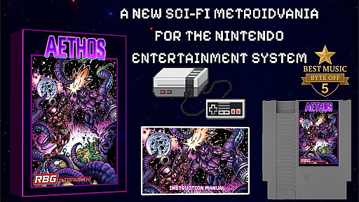 画像ギャラリー No.001のサムネイル画像 / NES向け新作メトロイドヴァニア「Aethos」のクラウドファンディング実施中。「DARK SOULS」にインスパイアされたリソース管理で特殊能力を使いこなす