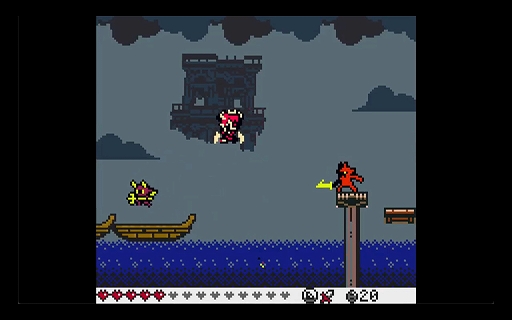 画像ギャラリー No.004のサムネイル画像 / 角の生えた美少女が活躍する，ゲームボーイカラー用メトロイドヴァニア「KUROHI」がクラファンを実施中。PC（Steam）版も用意