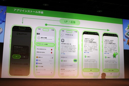 画像ギャラリー No.011のサムネイル画像 / 岡田結実さん，武田真治さんもアプリを体験。発見型アプリストア「あっぷアリーナ！」のローンチ発表会をレポート