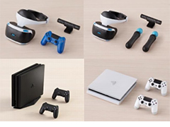 フィギュアの小物にぴったり(?) PS4本体とPS VRのミニチュアフィギュアがカプセル自販機で8月第2週より順次発売へ