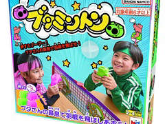 ブタ型ラケットの鼻息で羽根を飛ばし合う。スポーツ系アクションゲーム「ブタミントン」，4月中旬に発売