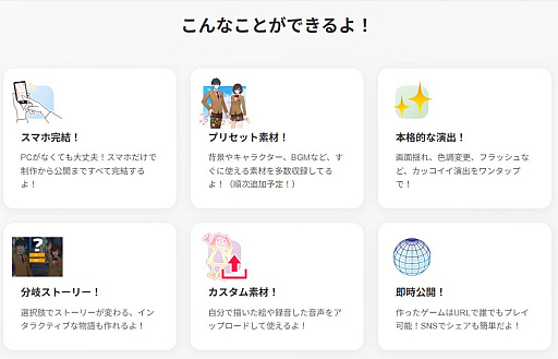 画像ギャラリー No.001のサムネイル画像 / スマホだけで制作＆投稿が完結するノベルゲームメーカー「ただすノベルメーカー」，公開中。「そろそろ寿司を食べないと死ぬぜ！」作者が開発