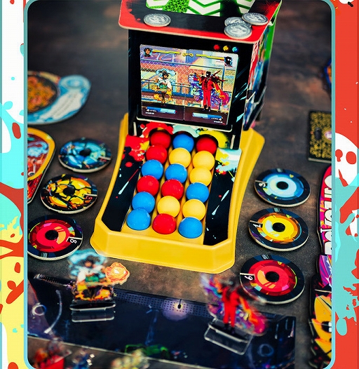 画像ギャラリー No.002のサムネイル画像 / マーブルを揃えて消し，必殺技を放て！ 落ちものパズルと対戦格闘を組み合わせたボードゲーム「Re;MATCH」のクラファンを実施中